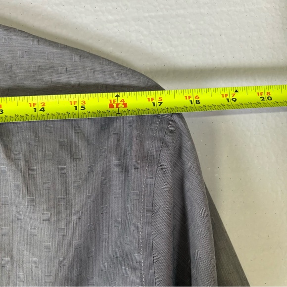 Calvin Klein Grey Men's Slim Fit Non Iron Stretch Dress Shirt 15‎ 1/2 NWT - Picture 10 of 11